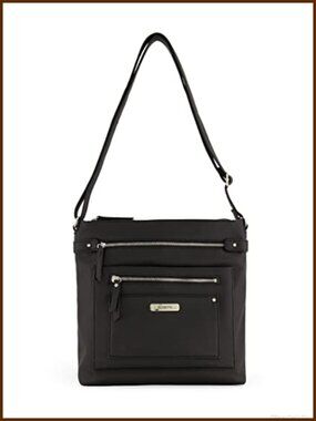 Large Crossbody Bag Faux Leather Adjustable Strap